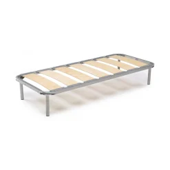 Rete letto singolo Dgrec, 100% Made in Italy, Cm 80x190h 31<Dmora Clearance