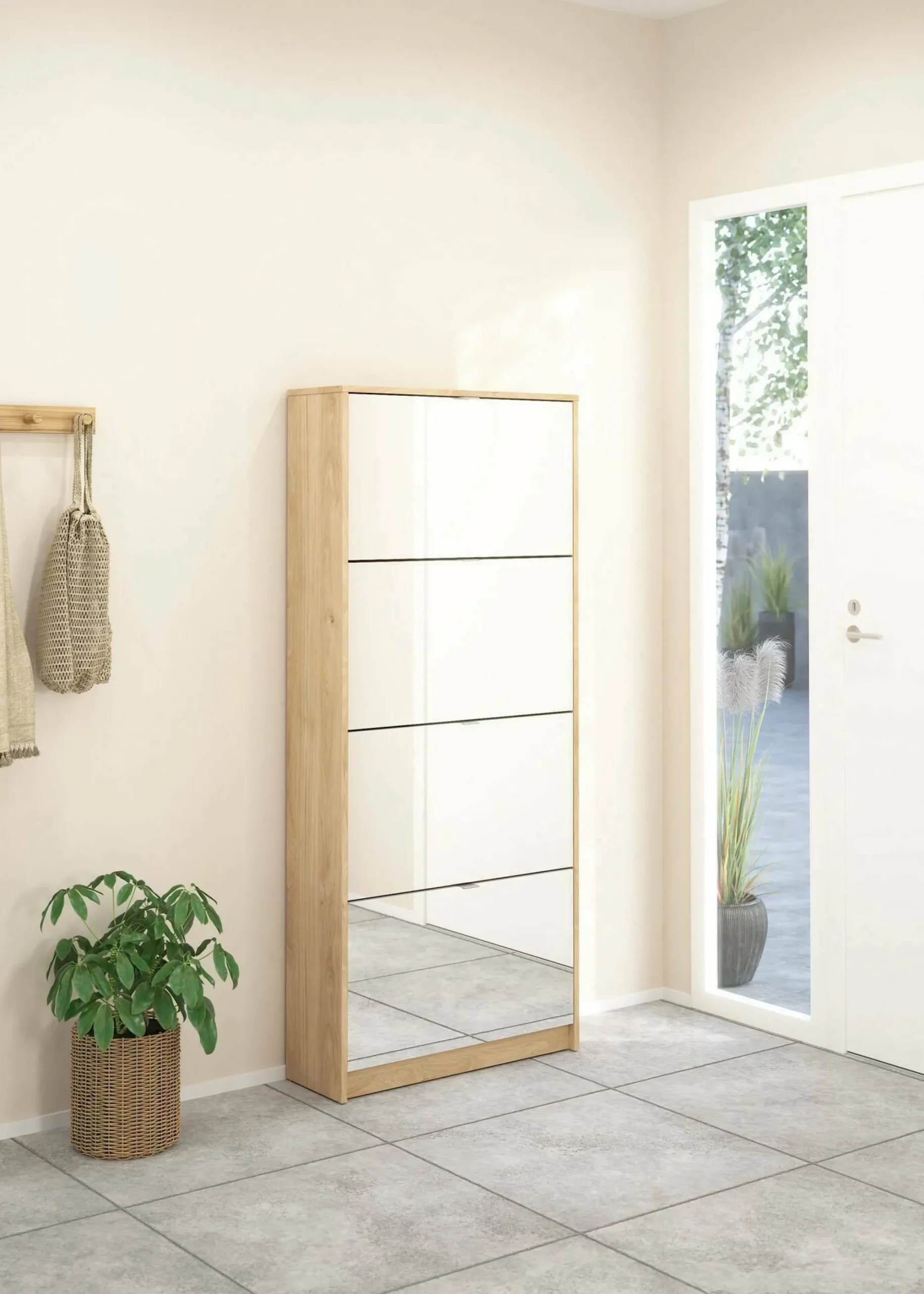 Scarpiera Aepytus, 24x70 h162 cm,<Dmora Flash Sale