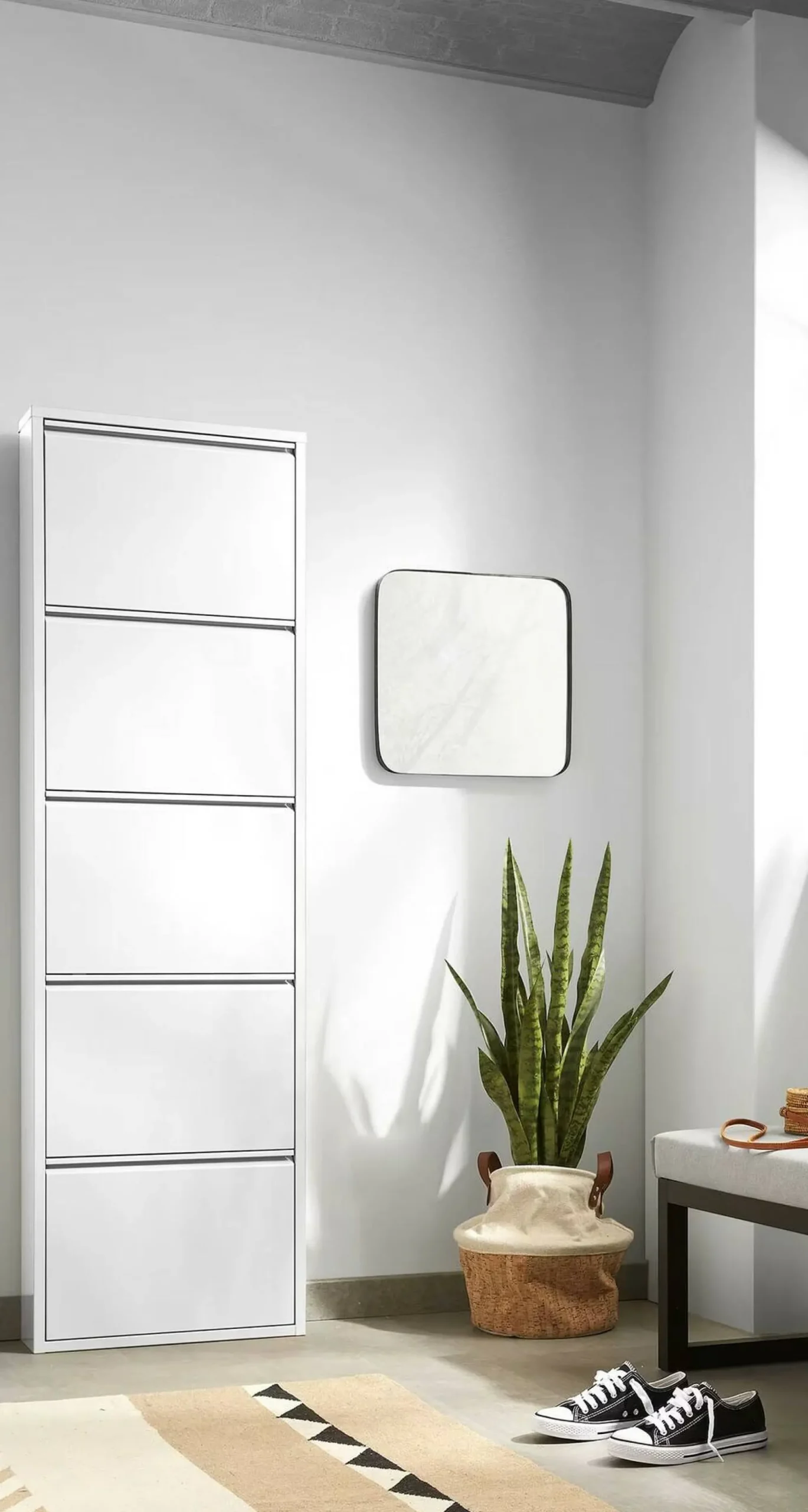 Scarpiera Afrend, 50x15h172 cm,<Dmora New
