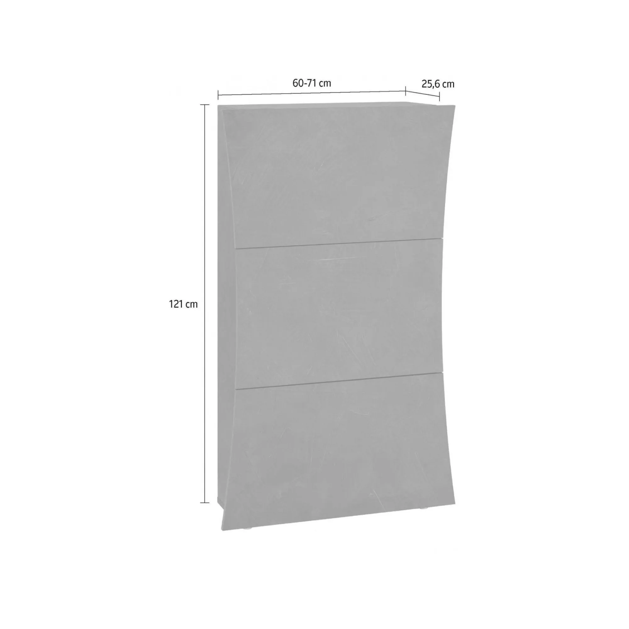 Scarpiera Ambrosio, cm 71x27h122,<Dmora Store
