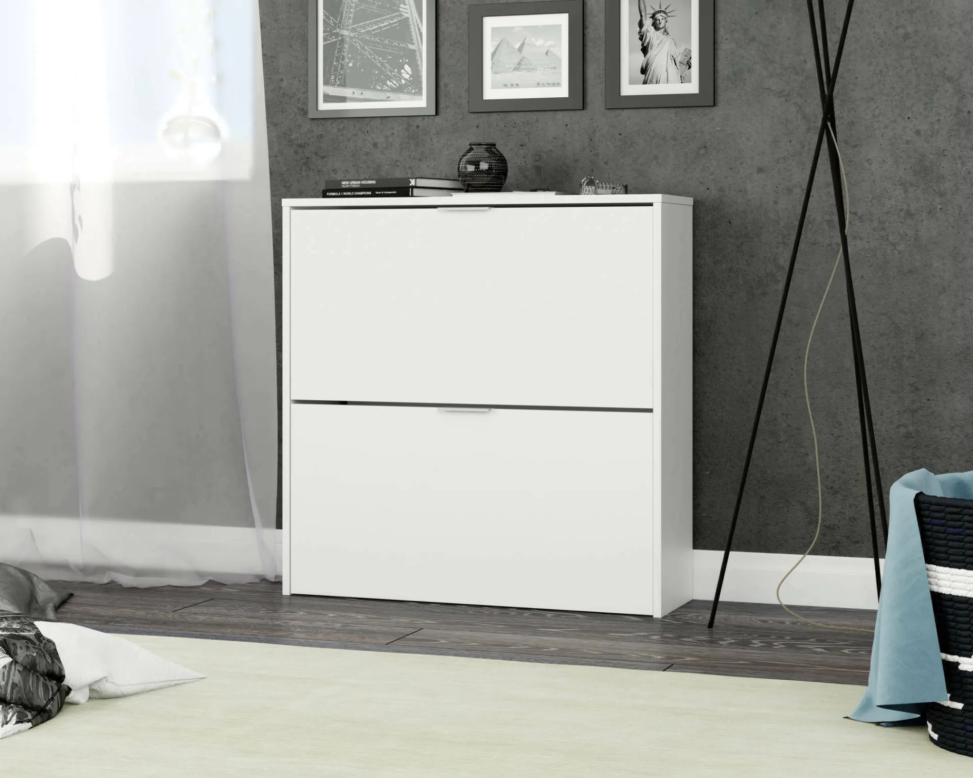 Scarpiera Anakin, 75x22h76 cm,<Dmora Flash Sale
