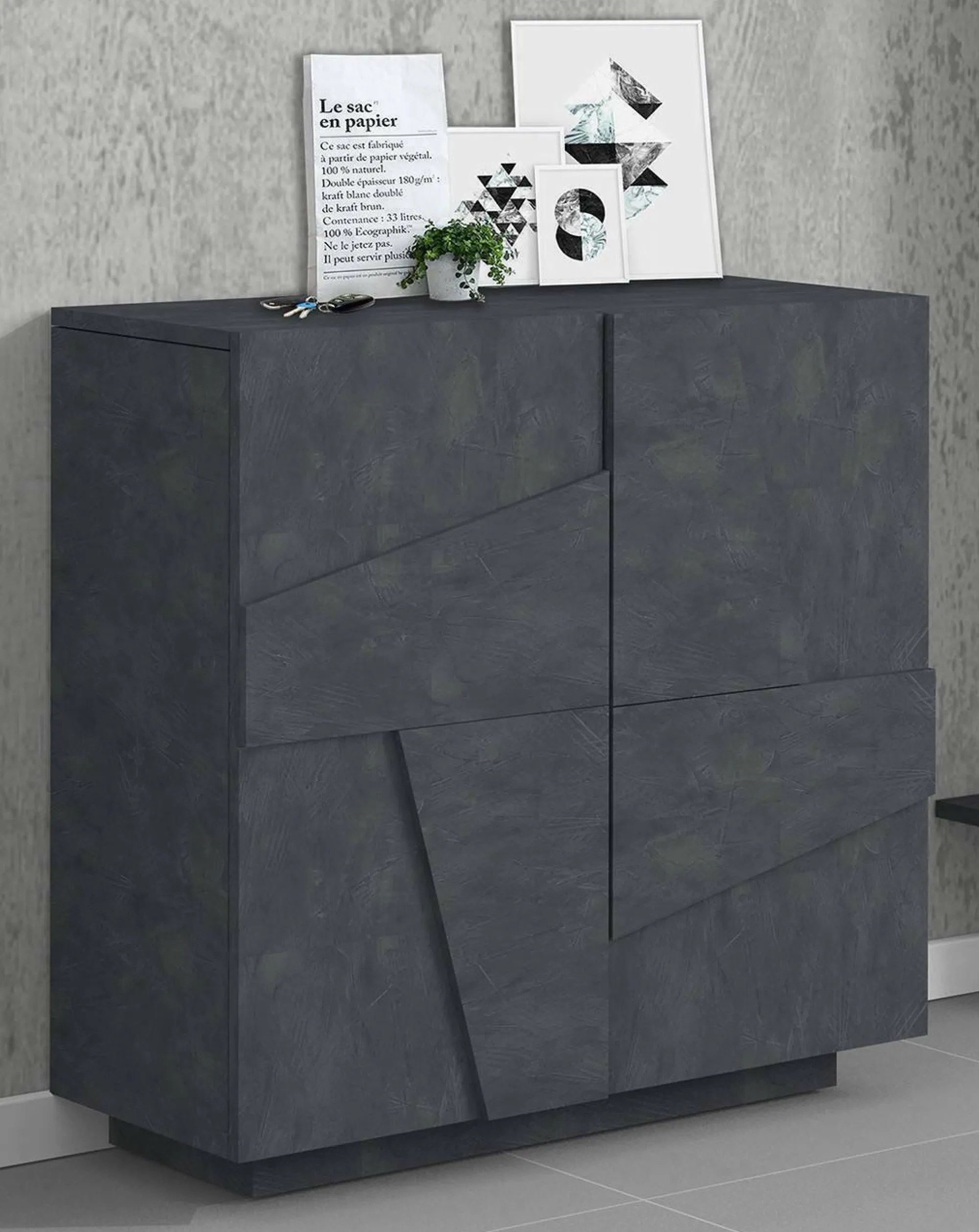Scarpiera Apetta, cm 81x38h86, con dettaglio<Dmora Flash Sale