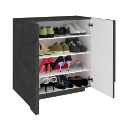 Scarpiera Apetta, cm 81x38h86, con dettaglio<Dmora Flash Sale