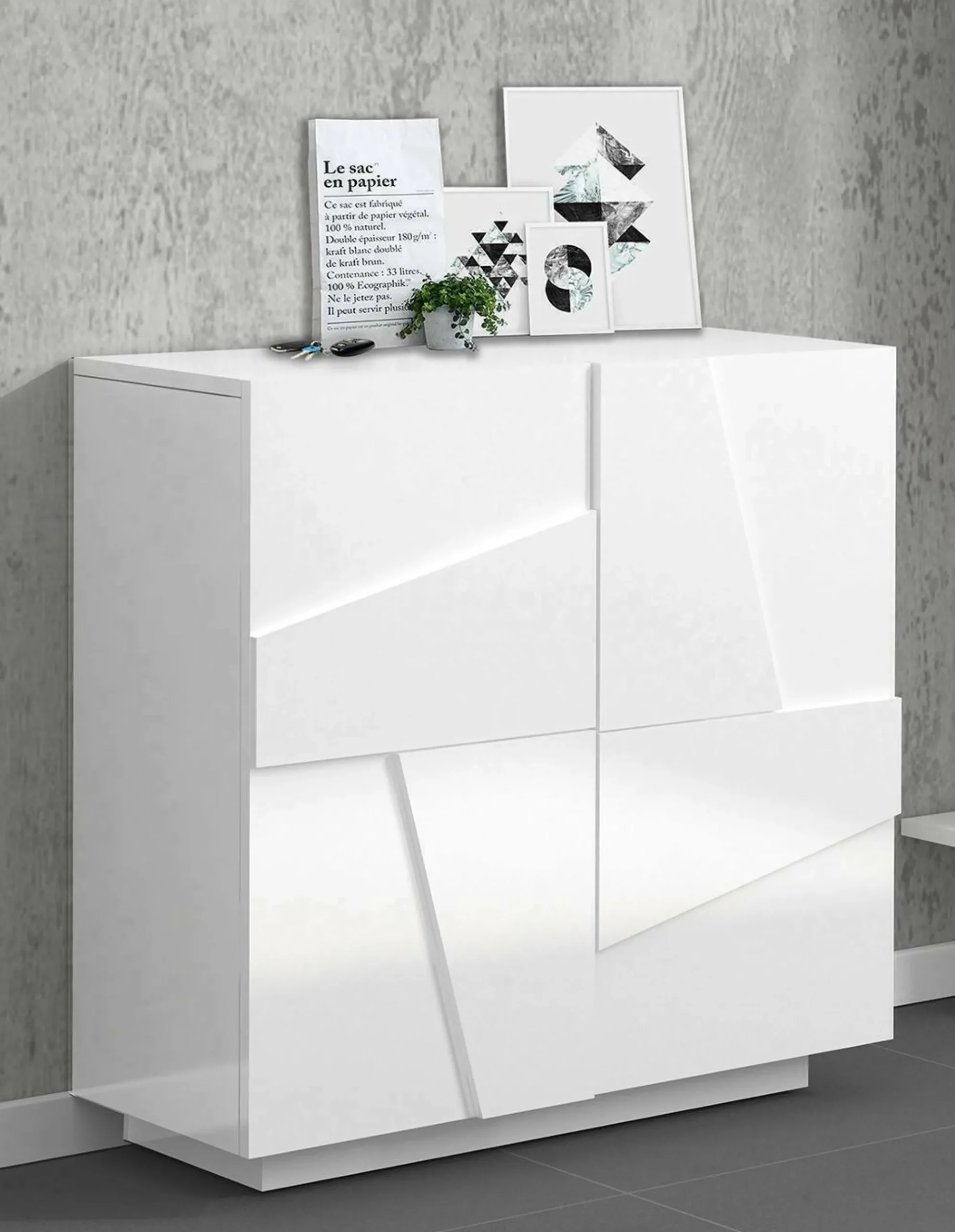 Scarpiera Apetta, cm 81x38h86, con dettaglio<Dmora Flash Sale