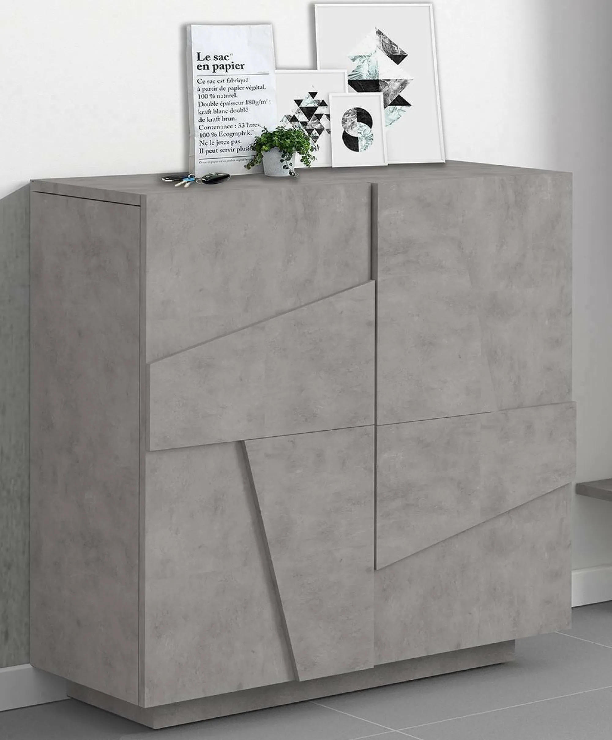 Scarpiera Apetta, cm 81x38h86, con dettaglio<Dmora Cheap