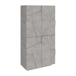 Scarpiera Archibal, cm 81x38h167,<Dmora New