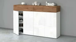Scarpiera Are, 154x38h100 cm, Bianco e<Dmora Sale