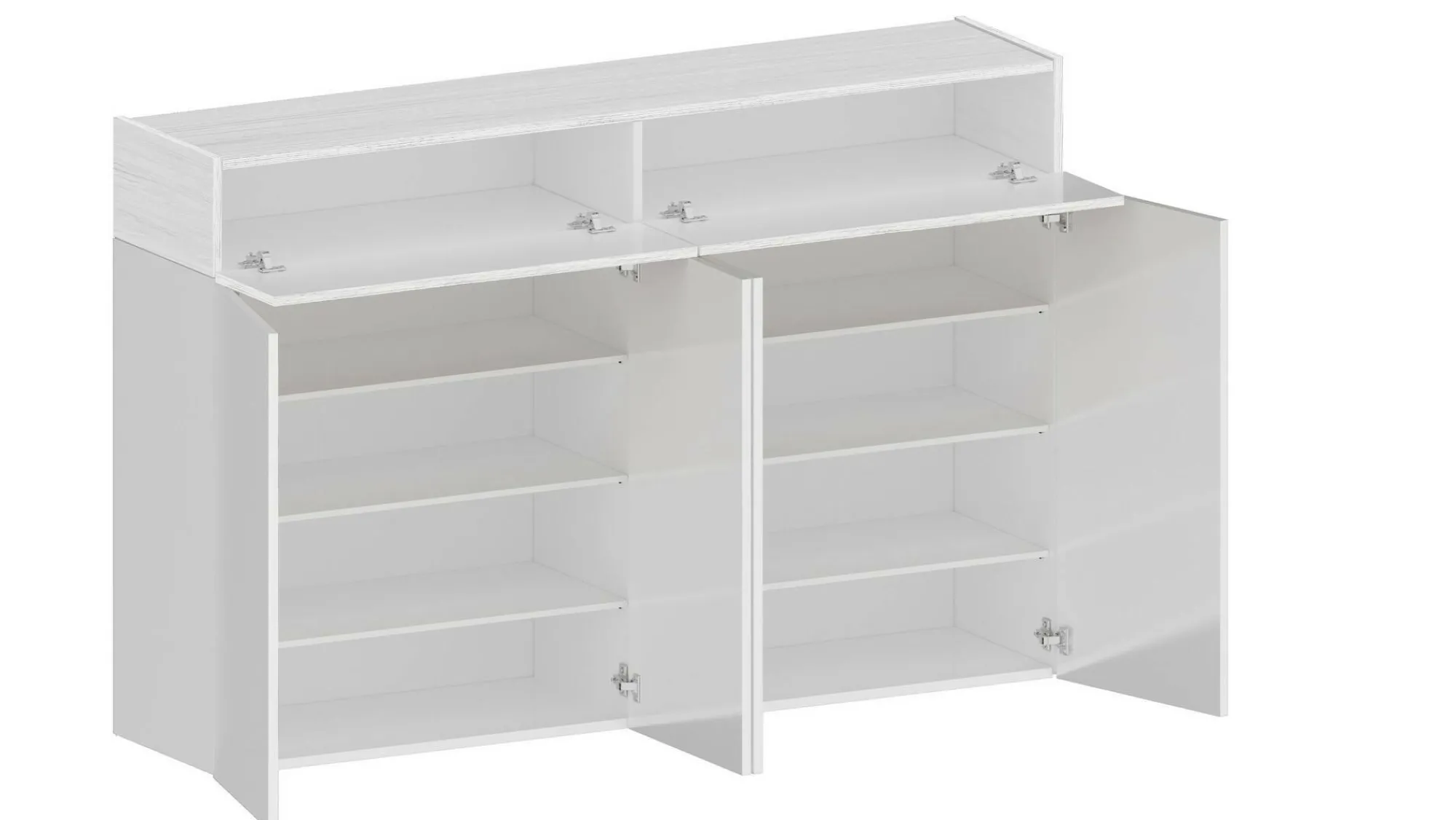 Scarpiera Are, 154x38h100 cm, effetto larice<Dmora New