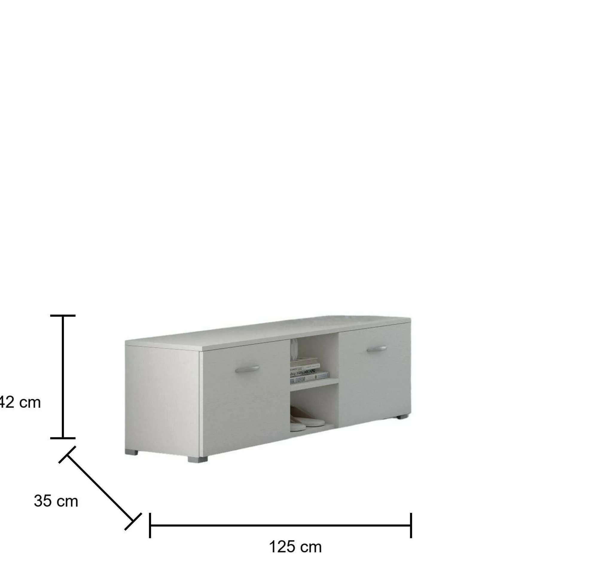 Scarpiera Artogne, , 125x35h42 cm<Dmora Store