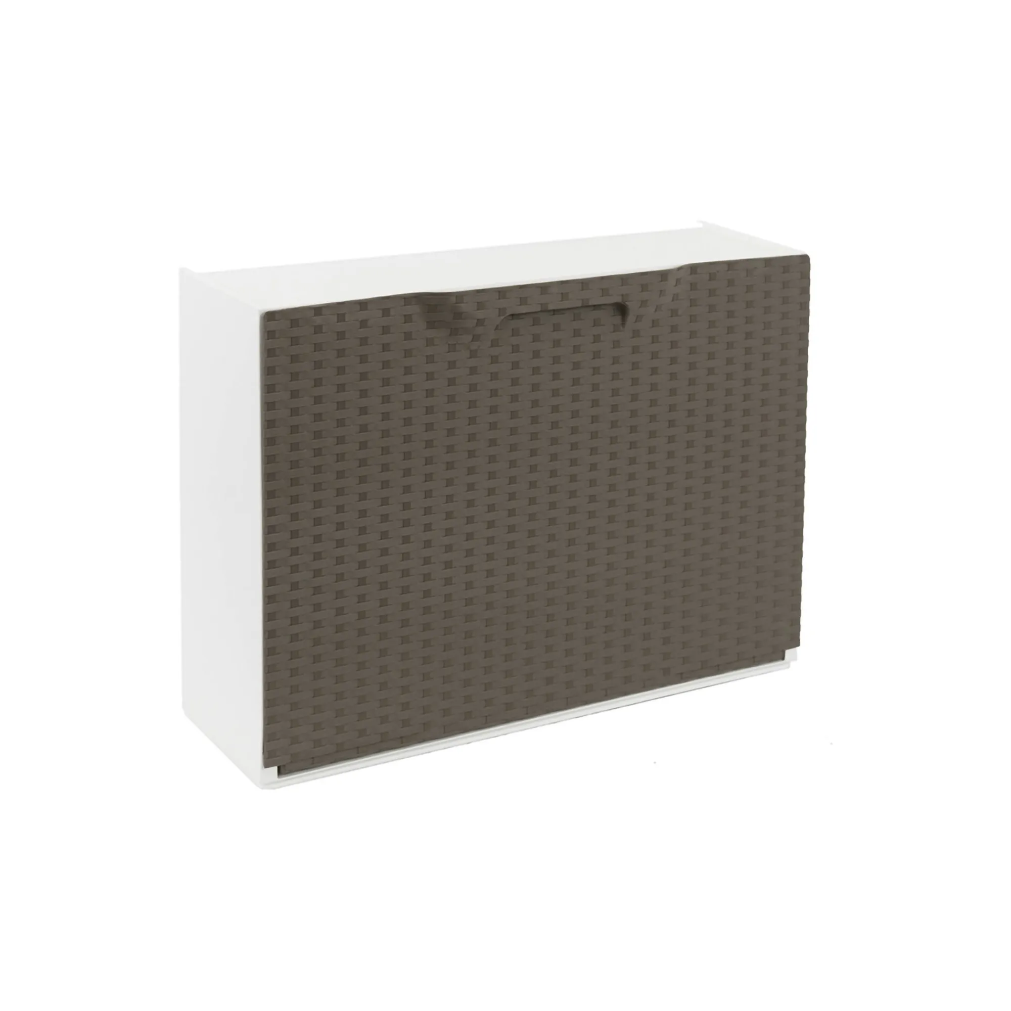 Scarpiera Aseo, 51x17h40 cm, Tortora e Bianco<Dmora Clearance