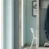 Scarpiera Asiago, 50x32hx182 cm, Bianco e Cemento<Dmora Sale