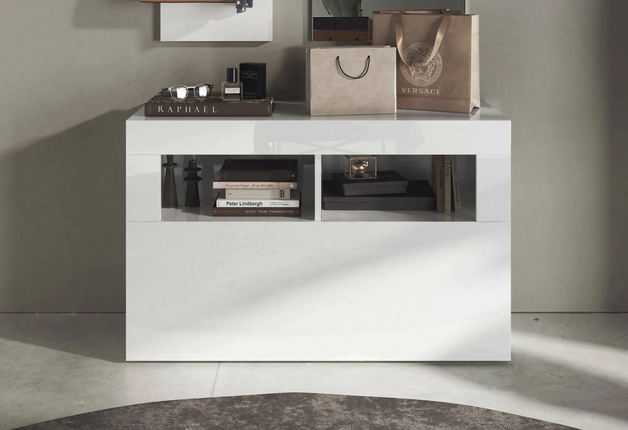 Scarpiera Bernardin, 91x35 h57 cm,<Dmora Store