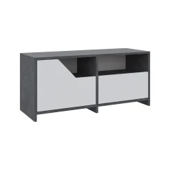 Scarpiera Berto, 105x37 h47 cm, Grigio e Bianco<Dmora Best