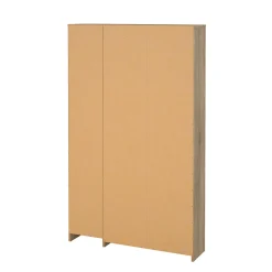 Scarpiera Brie, Mobile portascarpe, Armadio da ingresso multiuso, Mobiletto per calzature, 99x24 h162 cm, Quercia e Bianco<Dmora Hot