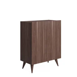 Scarpiera con due ante battenti e quattro ripiani interni, cm 70 x 37 x 88, colore<Dmora Sale