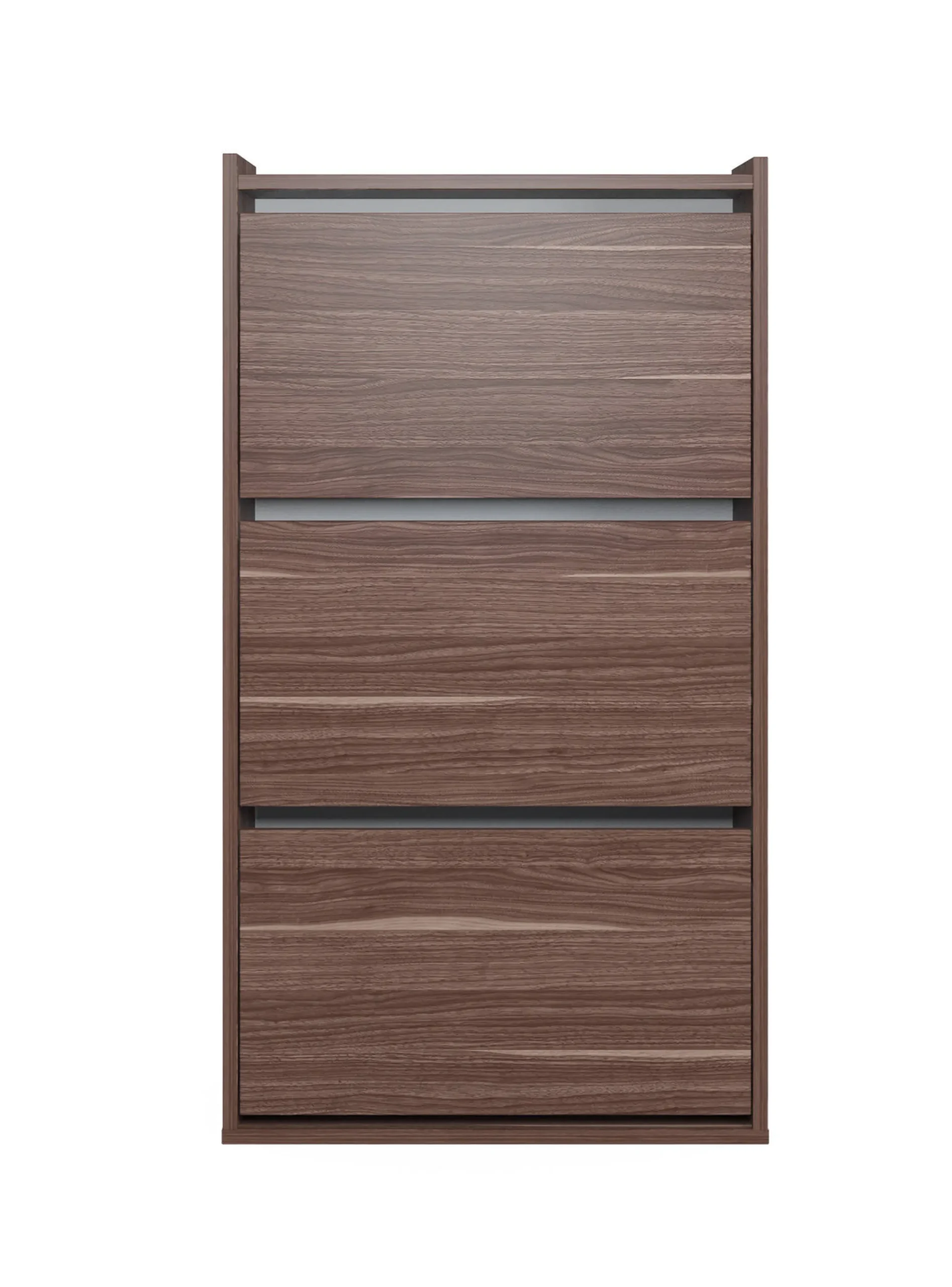 Scarpiera con tre ante a ribalta, cm 65 x 32 x 11,8, colore<Dmora Best Sale