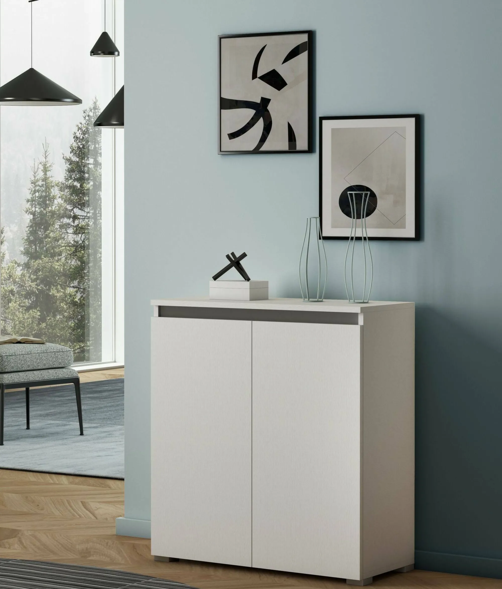 Scarpiera Dballarin, 80x37h102 cm,<Dmora Online