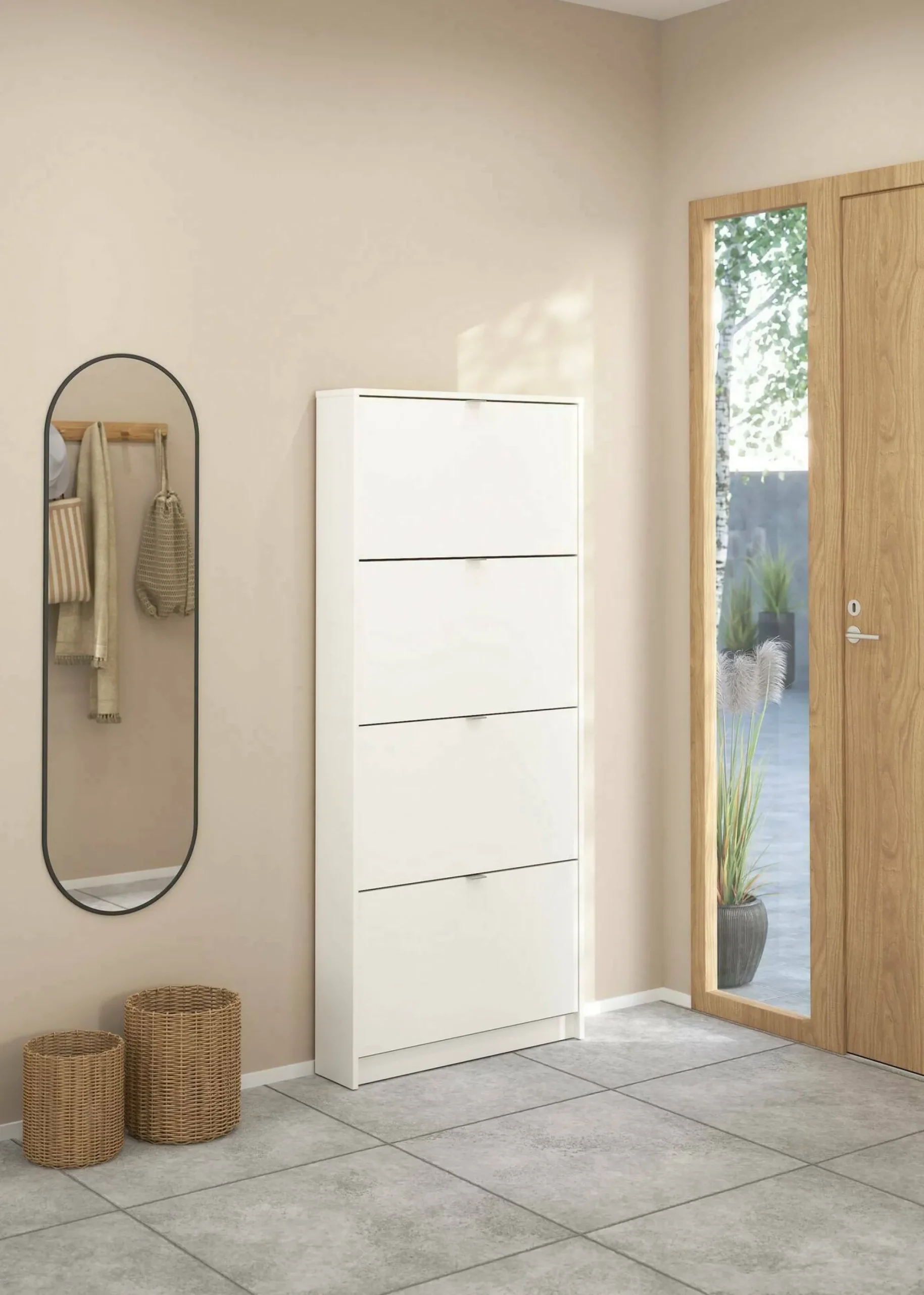 Scarpiera Desideria, 70x17 h162 cm,<Dmora Store