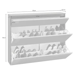 Scarpiera Dlukak, cm 120x27h108,<Dmora Sale