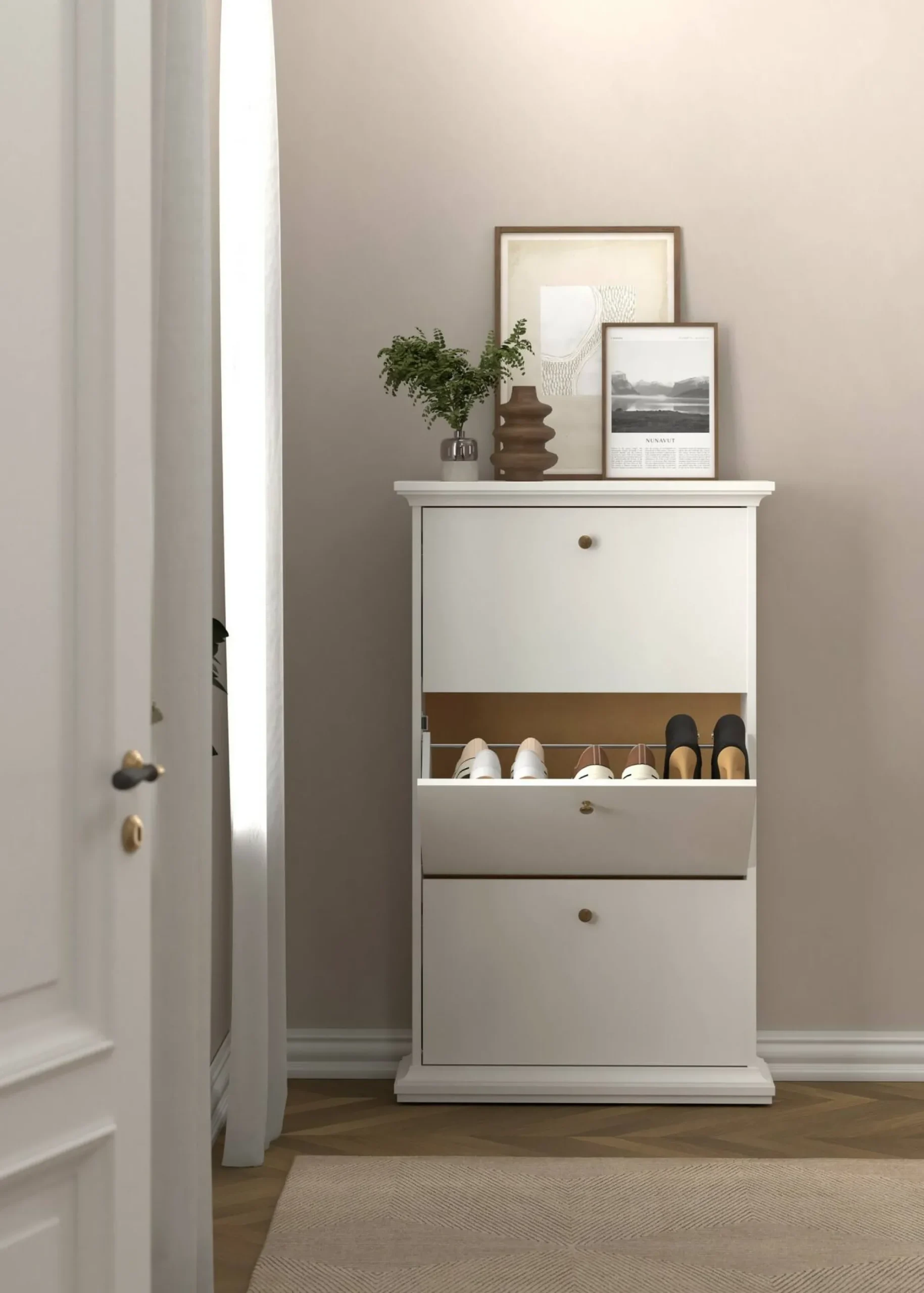 Scarpiera Dtramon, 78x27 h128 cm,<Dmora Outlet