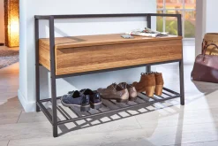 Scarpiera Euskirchen, Mobile portascarpe, Armadio da ingresso multiuso, Mobiletto per calzature, 90x61 h39 cm,<Dmora Hot