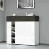 Scarpiera Griselda, 114x38h100 cm, Bianco e<Dmora Sale