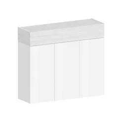 Scarpiera Griselda, 114x38h100 cm, effetto larice<Dmora Flash Sale
