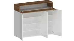 Scarpiera Griselda, 114x38h100 cm, Bianco e<Dmora Cheap