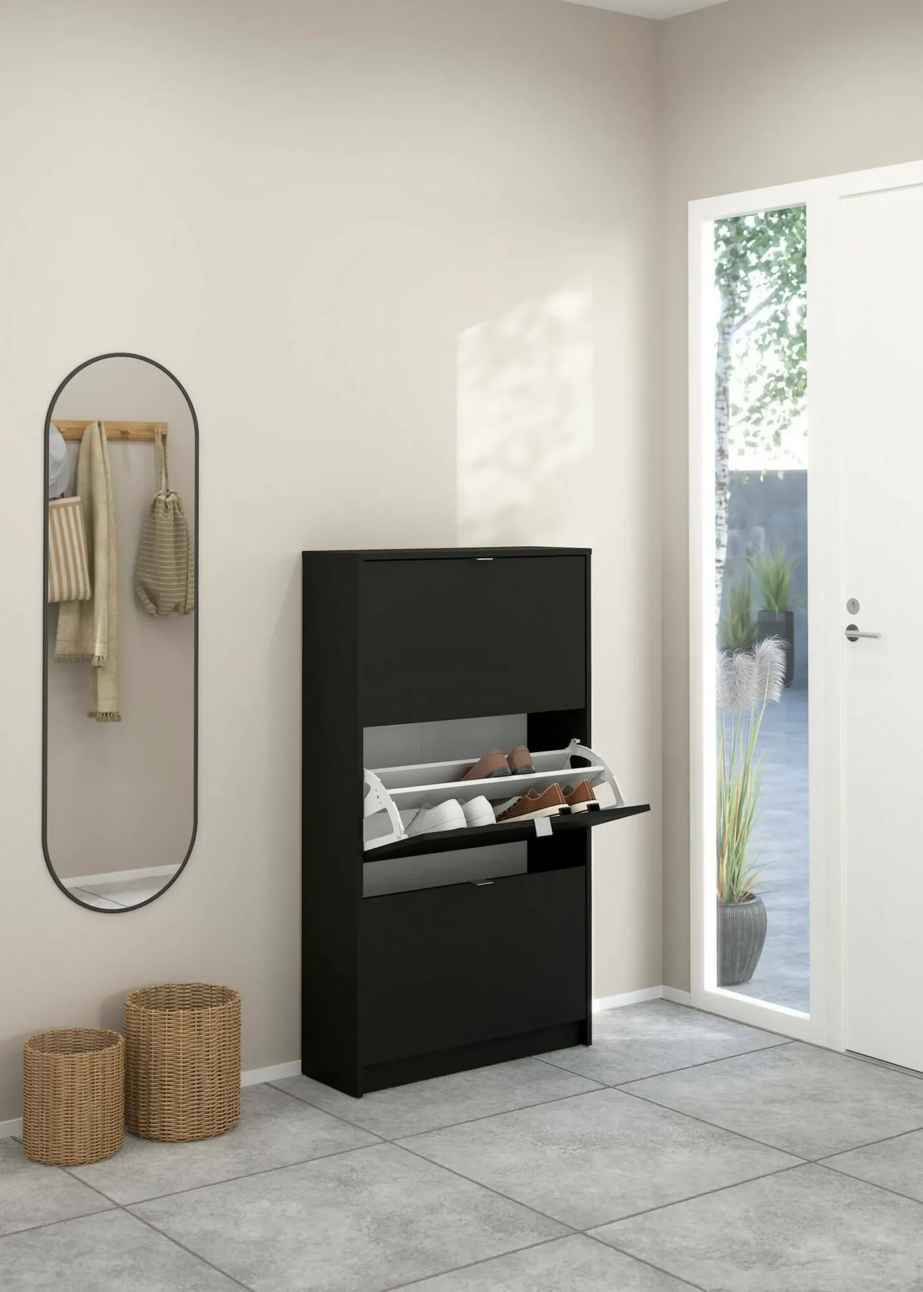 Scarpiera Irina, 70x24 h124 cm,<Dmora Online
