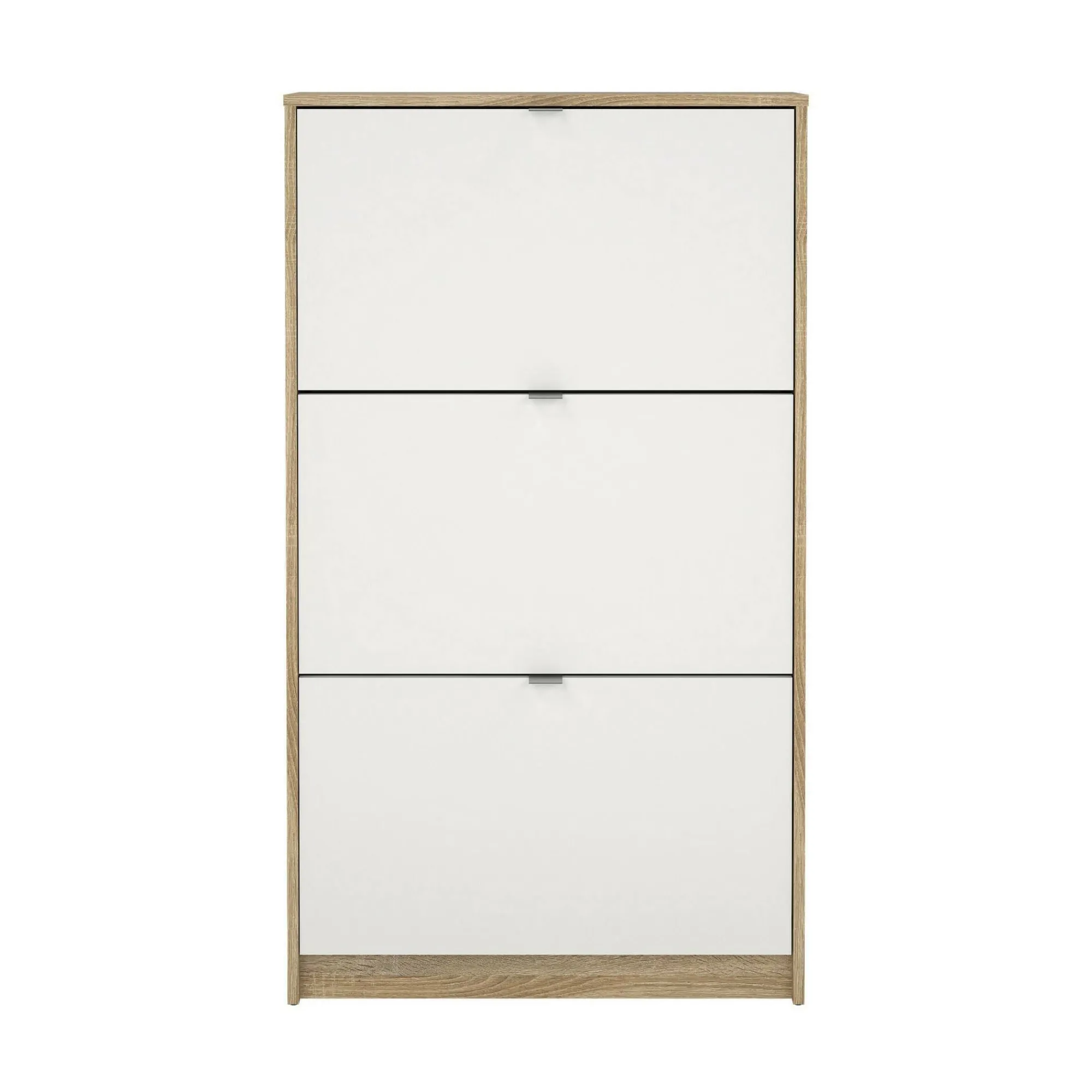 Scarpiera Irina, 70x24 h124 cm, Quercia e Bianco<Dmora Clearance