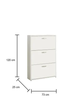 Scarpiera Mekunu, 73x25h120 cm,<Dmora Outlet