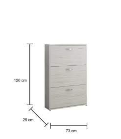 Scarpiera Mekunu, 73x25h120 cm,<Dmora Discount