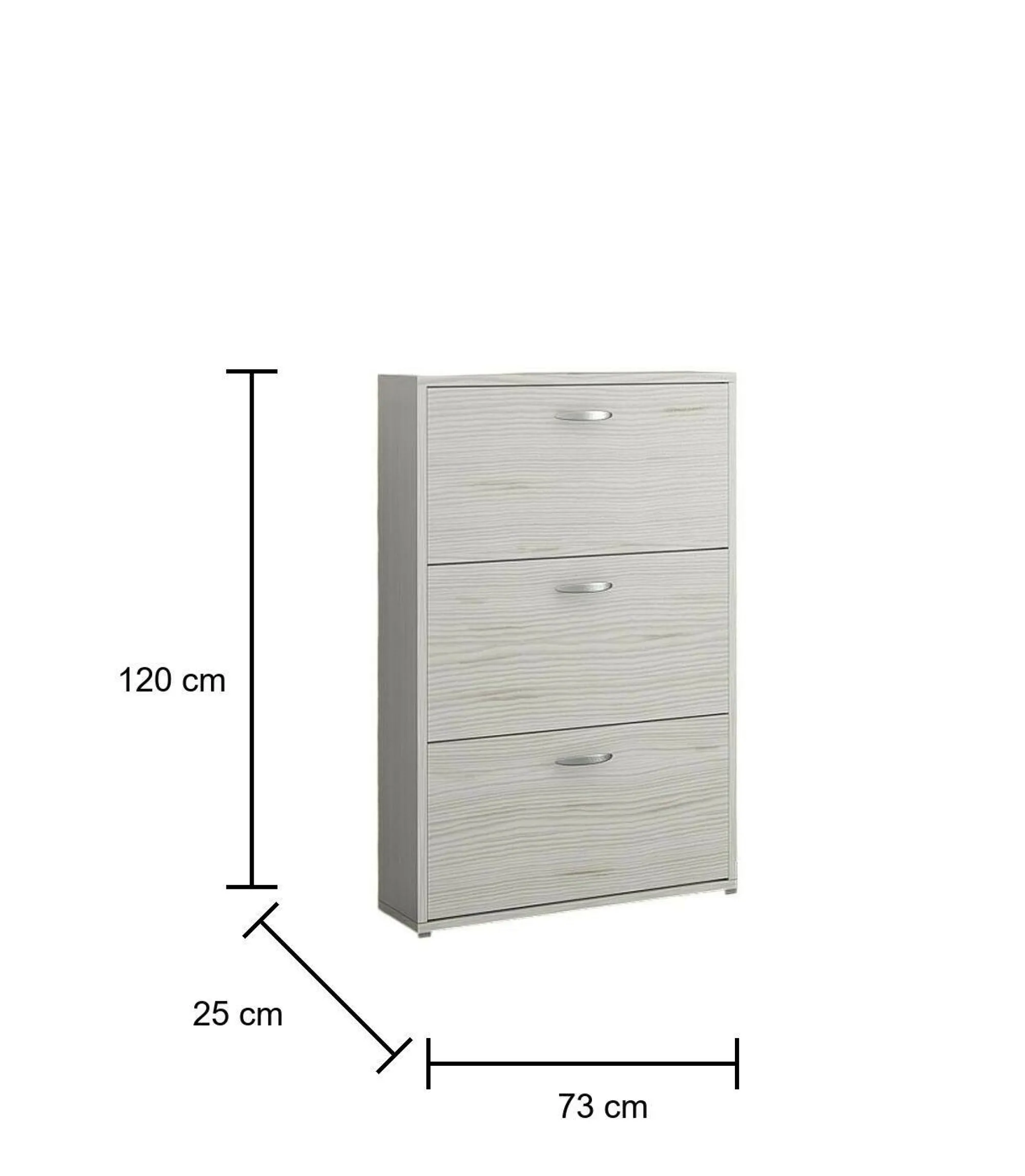 Scarpiera Mekunu, 73x25h120 cm,<Dmora Discount