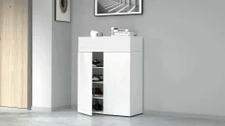 Scarpiera Nala, 76x38h100 cm, effetto larice<Dmora Discount