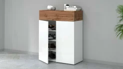 Scarpiera Nala, 76x38h100 cm, Bianco e<Dmora Online