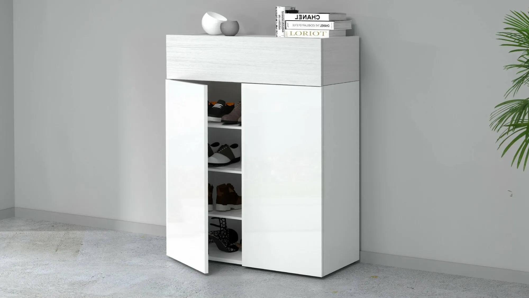 Scarpiera Nala, 76x38h100 cm, effetto larice<Dmora Discount