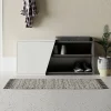 Scarpiera Neneng, 105x38 h47 cm, Antracite e Bianco<Dmora Cheap
