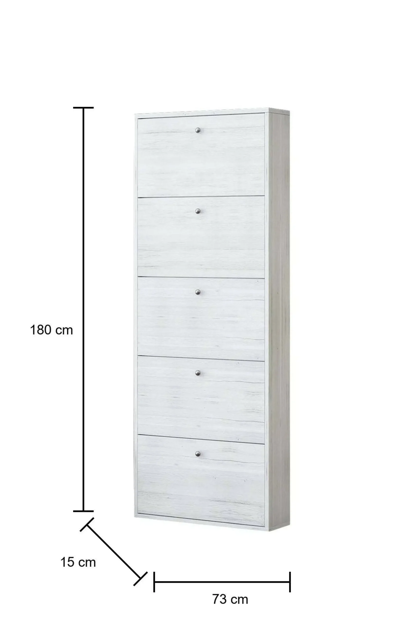 Scarpiera Quiel, 73x15h180 cm,<Dmora Discount