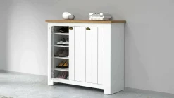 Scarpiera Seprio, 114x42h100 cm, Bianco e<Dmora Outlet