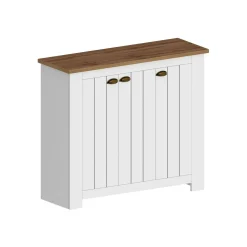 Scarpiera Seprio, 114x42h100 cm, Bianco e<Dmora Outlet