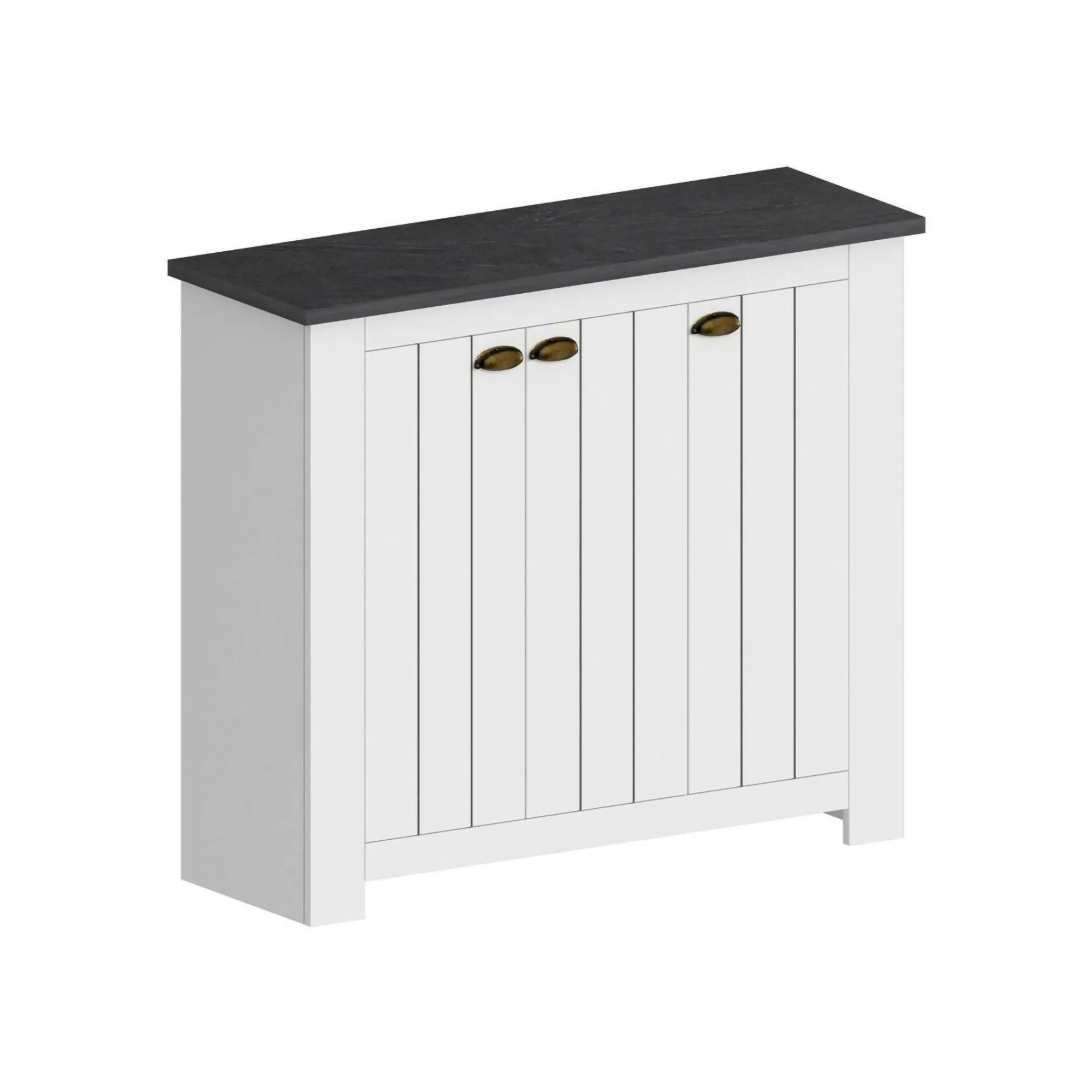 Scarpiera Seprio, 114x42h100 cm, Bianco e<Dmora Shop
