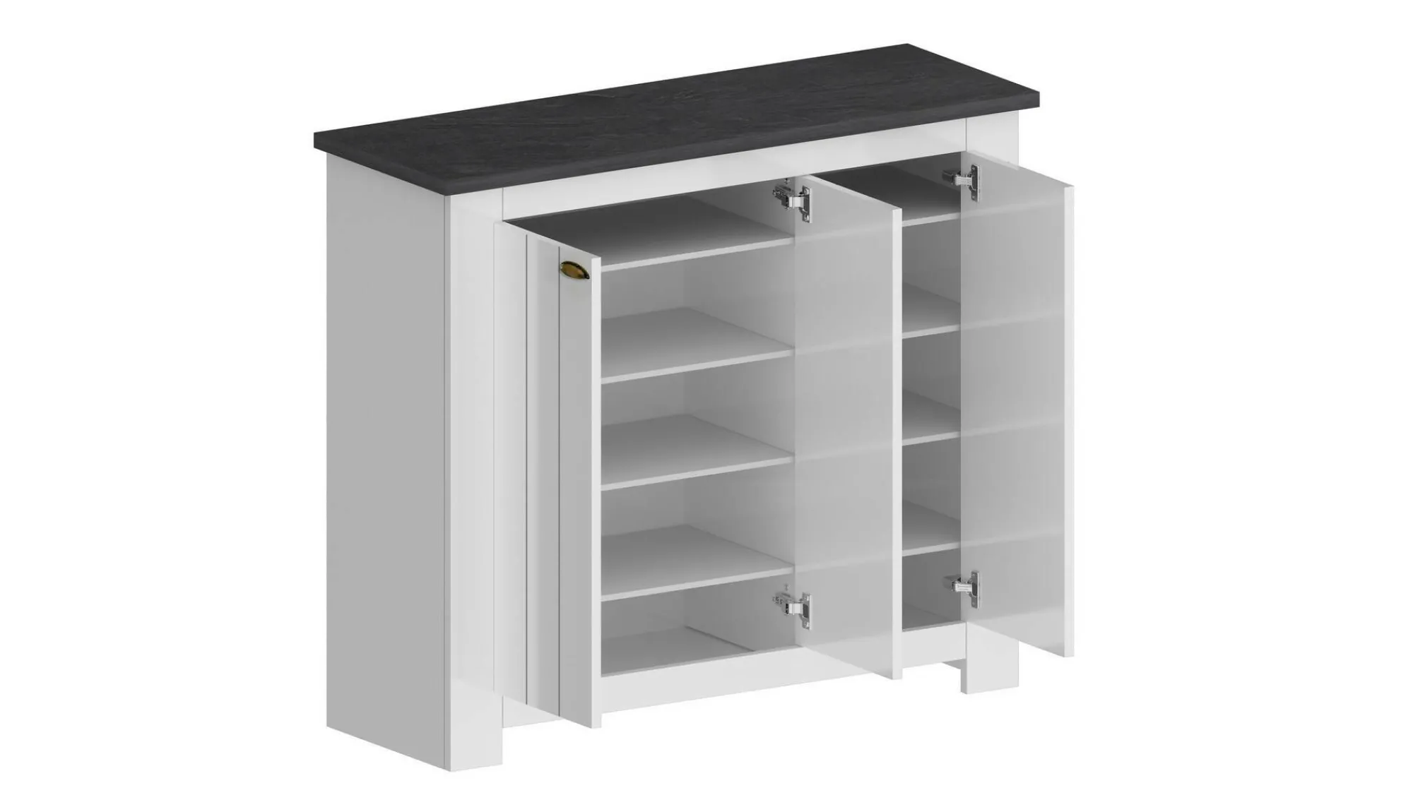 Scarpiera Seprio, 114x42h100 cm, Bianco e<Dmora Shop