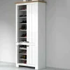 Scarpiera Shirley, 84x42h200 cm, Bianco e<Dmora New