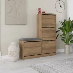 Scarpiera Velma, 105x26 h119 cm,<Dmora Cheap
