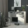 Scrivania Abbadu, 110x48 h77 cm, Bianco<Dmora Hot