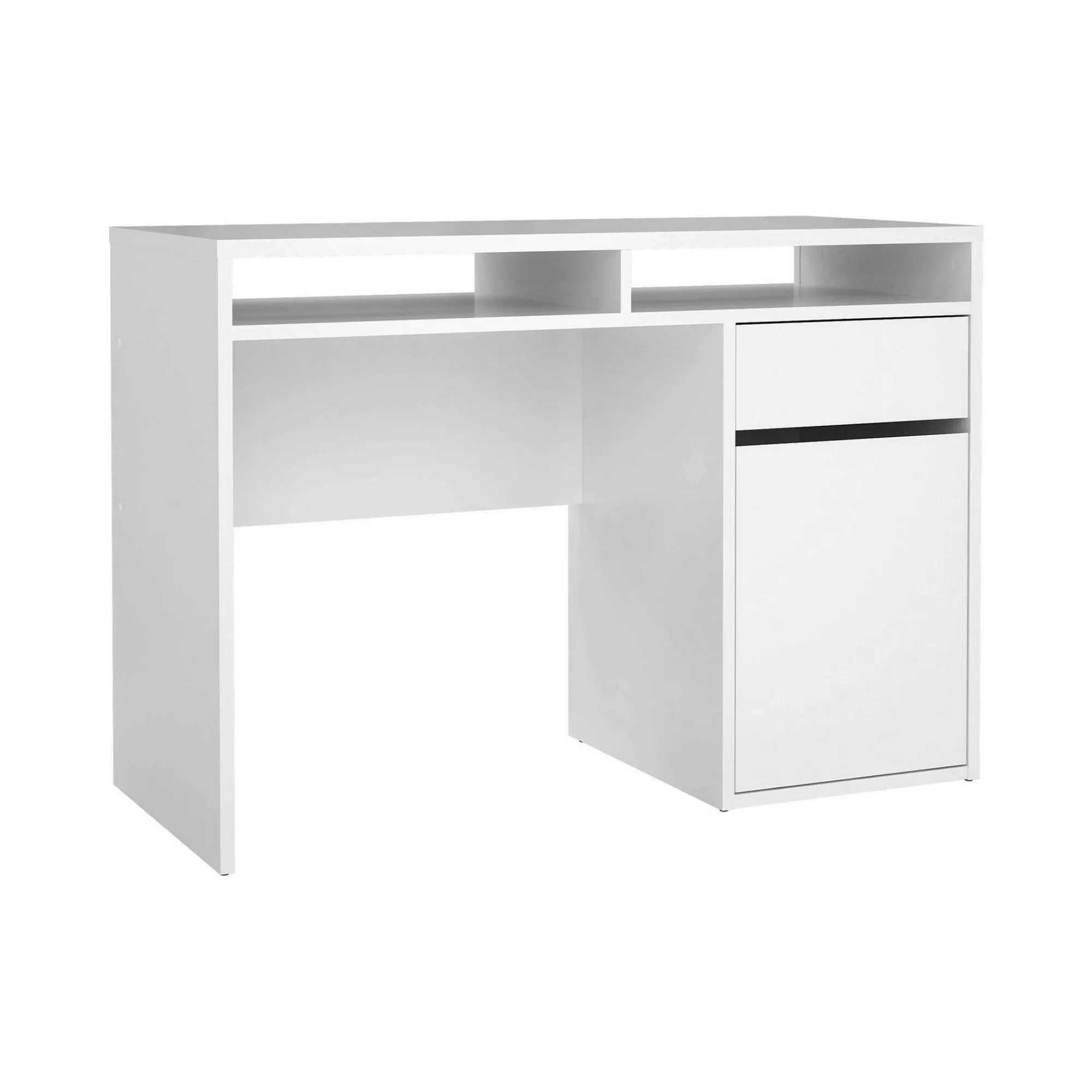 Scrivania Abbadu, 110x48 h77 cm, Bianco<Dmora Hot