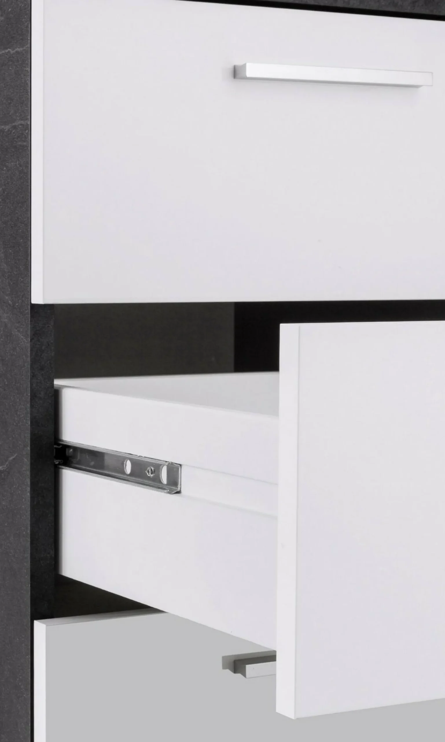 Scrivania Abisse, 160x60h75 cm, Bianco e<Dmora Hot