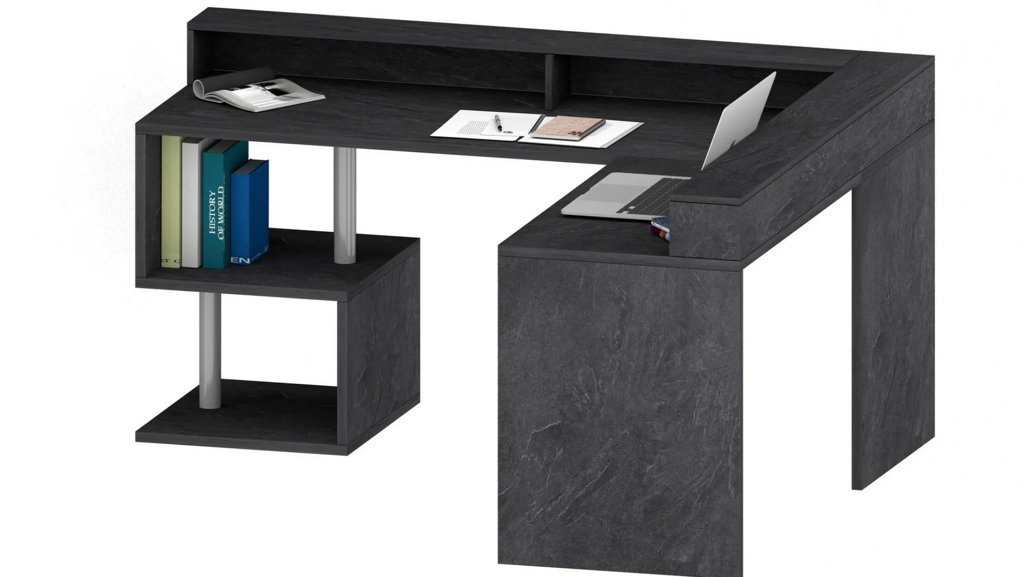 Scrivania Adelma, 180x60h93 cm,<Dmora Clearance