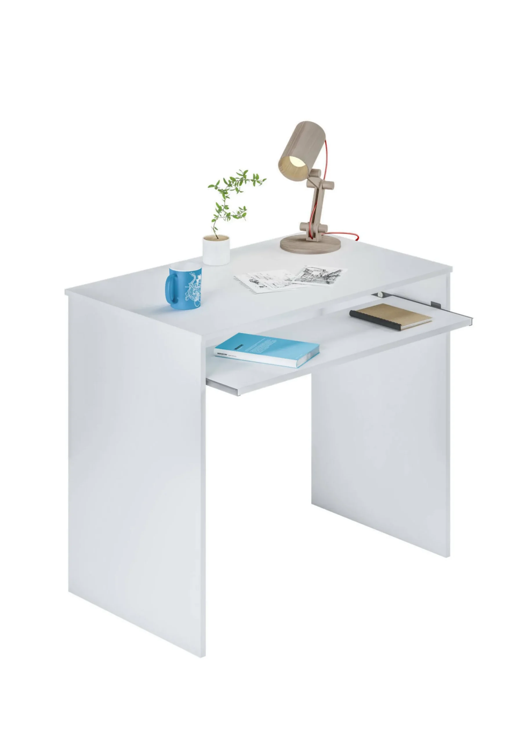 Scrivania Ajeje, 90x54h79 cm,<Dmora Outlet