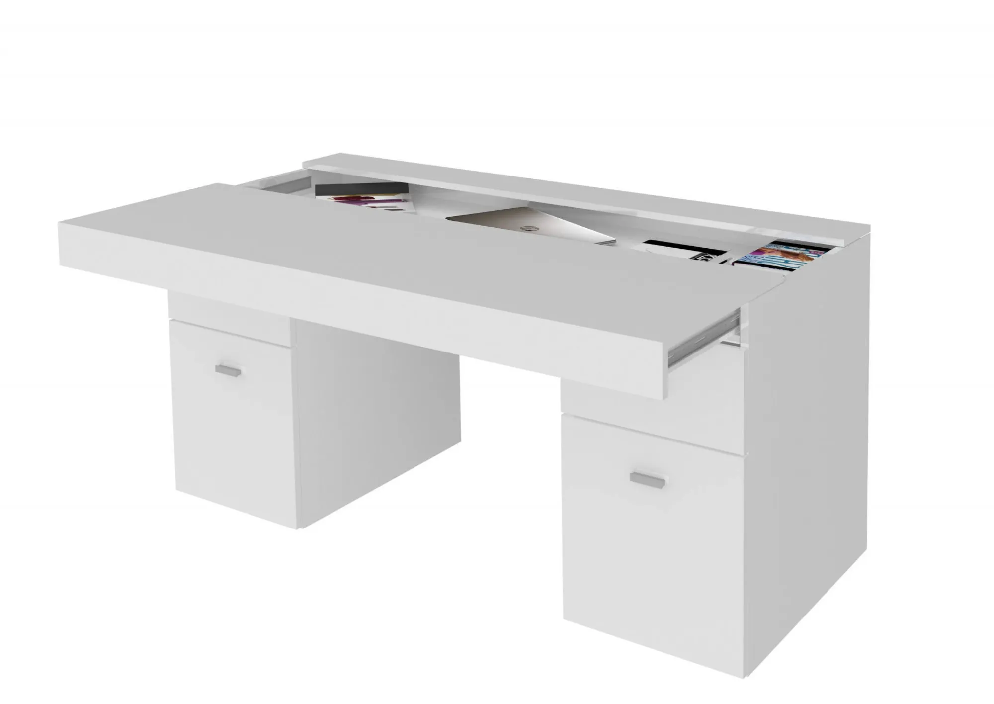Scrivania Aladdin, cm 130x60h75,<Dmora Cheap